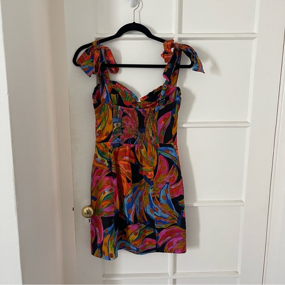 Colorful Abstract Mini Dress - Picture 8 of 11